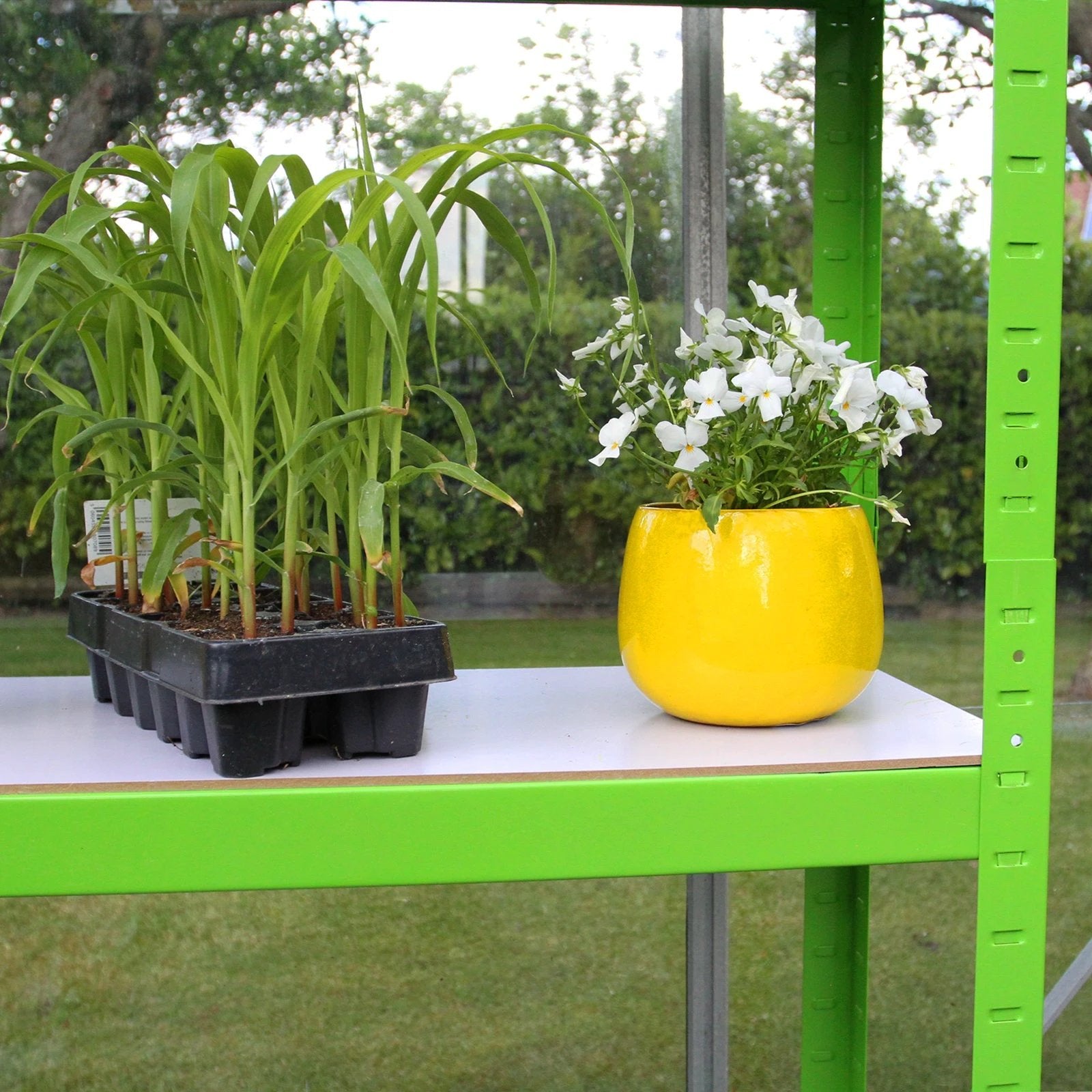 Monster Shop 2 x Greenhouse Water-Resistant Racking -