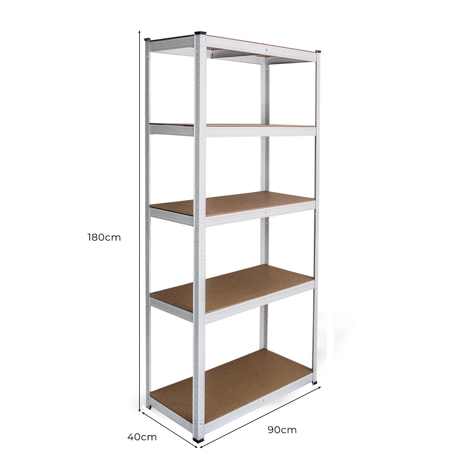 Monster Shop White Racking Units 90 x 40 x 180 -