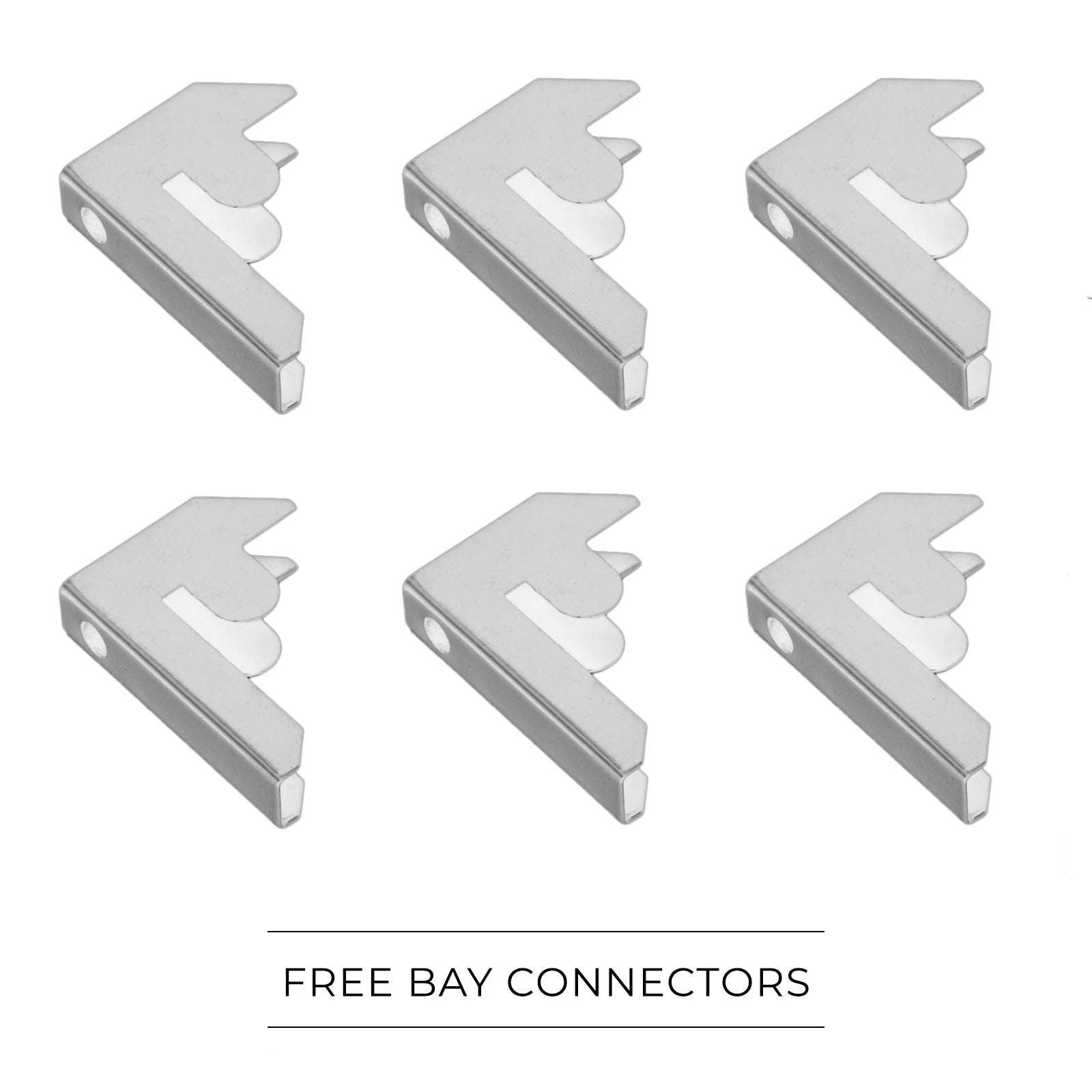 Monster Shop 3 x E-Rax White Metal Racking Units -