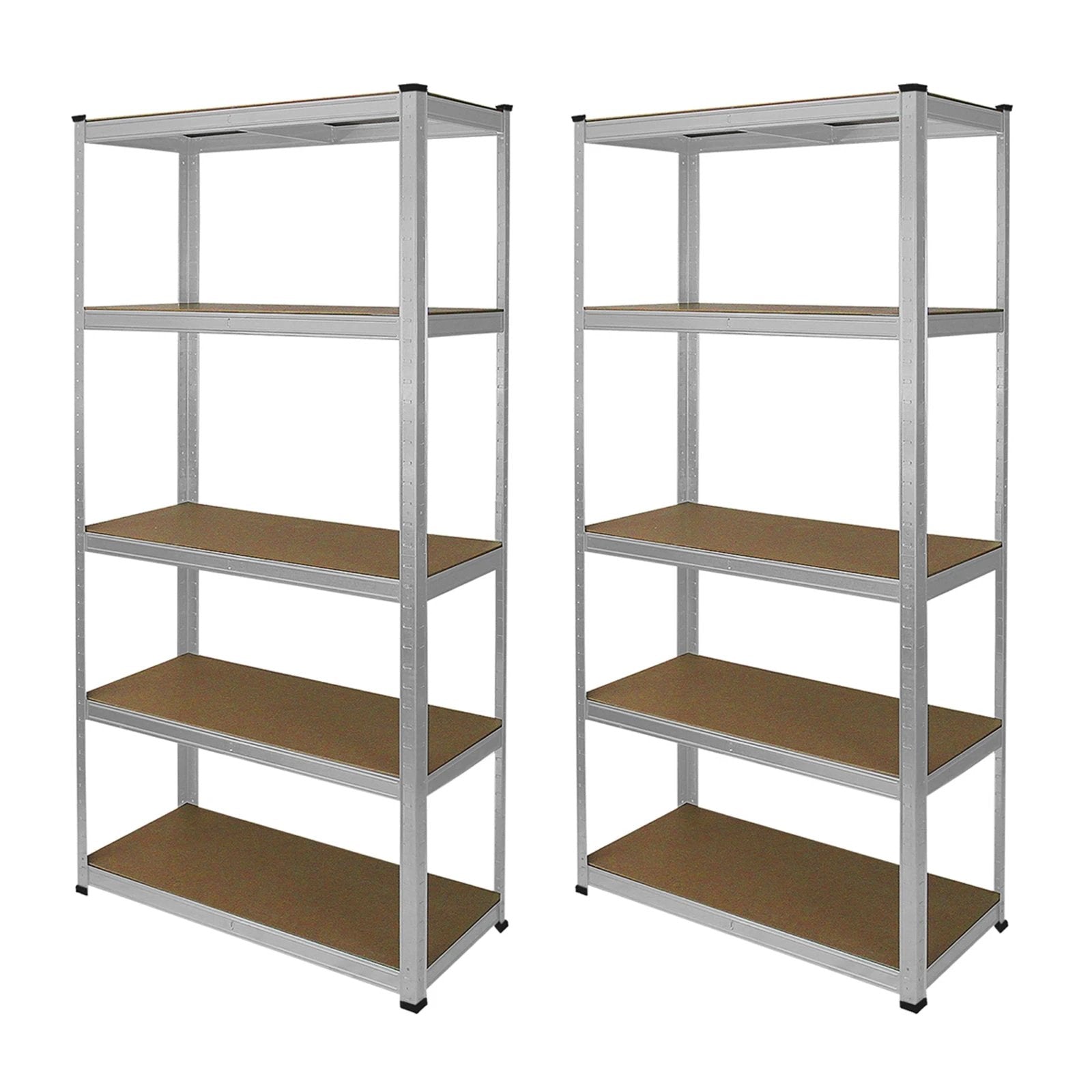2 x Galvanised Racking Units 90 x 40 x 180 by Monster Shop
