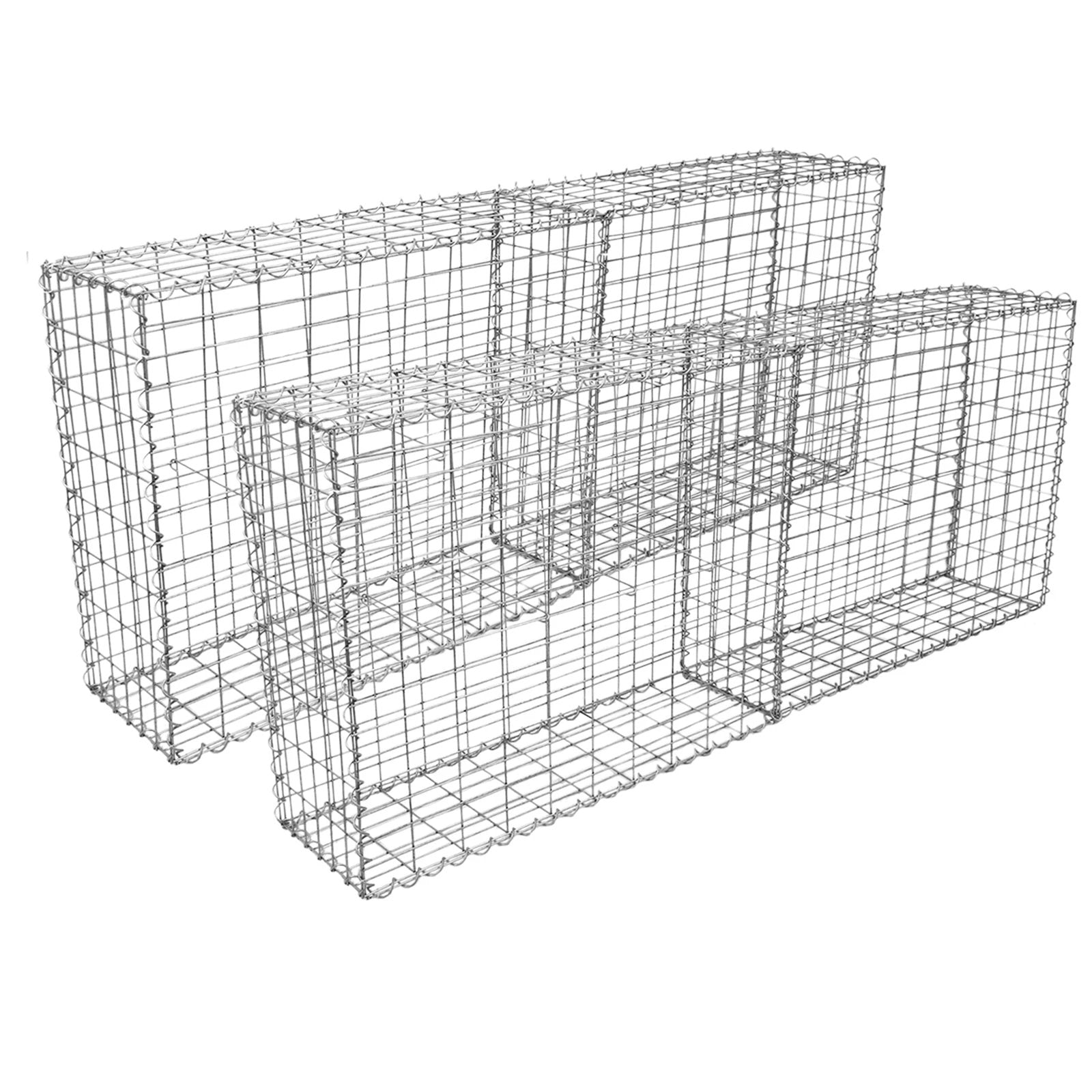Gabion Baskets 100 x 95 x 30cm / 4 Pack by Monster Shop