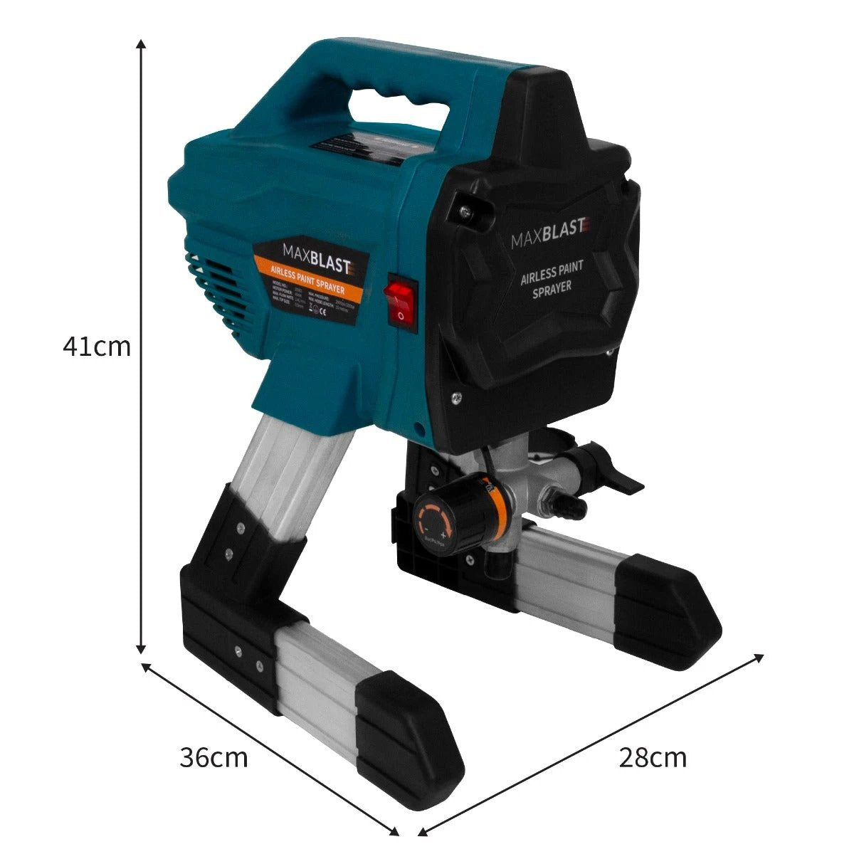 Maxblast Airless Paint Sprayer Gun 650W 1.4L by Monster Shop