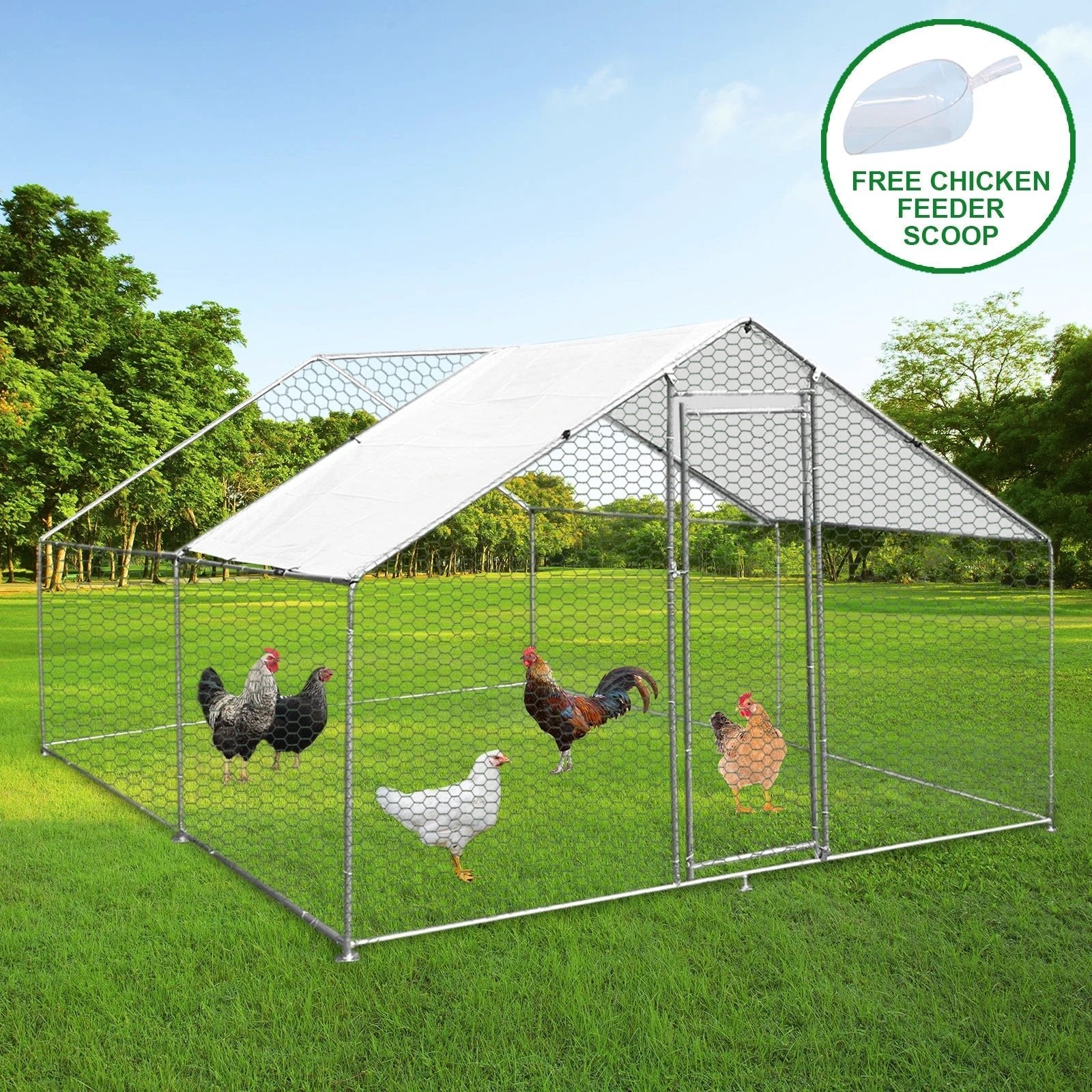 Monster Shop Chicken Run 3m x 4m x 2m -