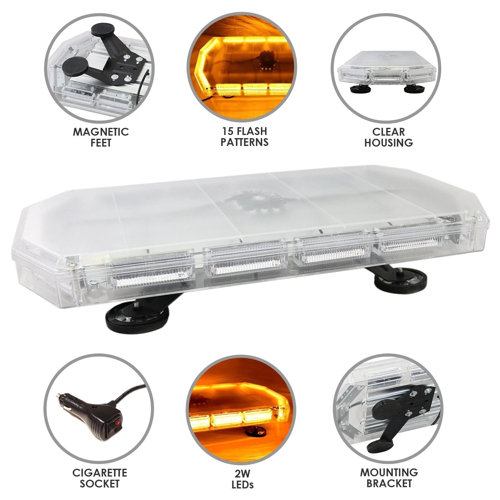 Monster Shop Amber Recovery Light 600mm -