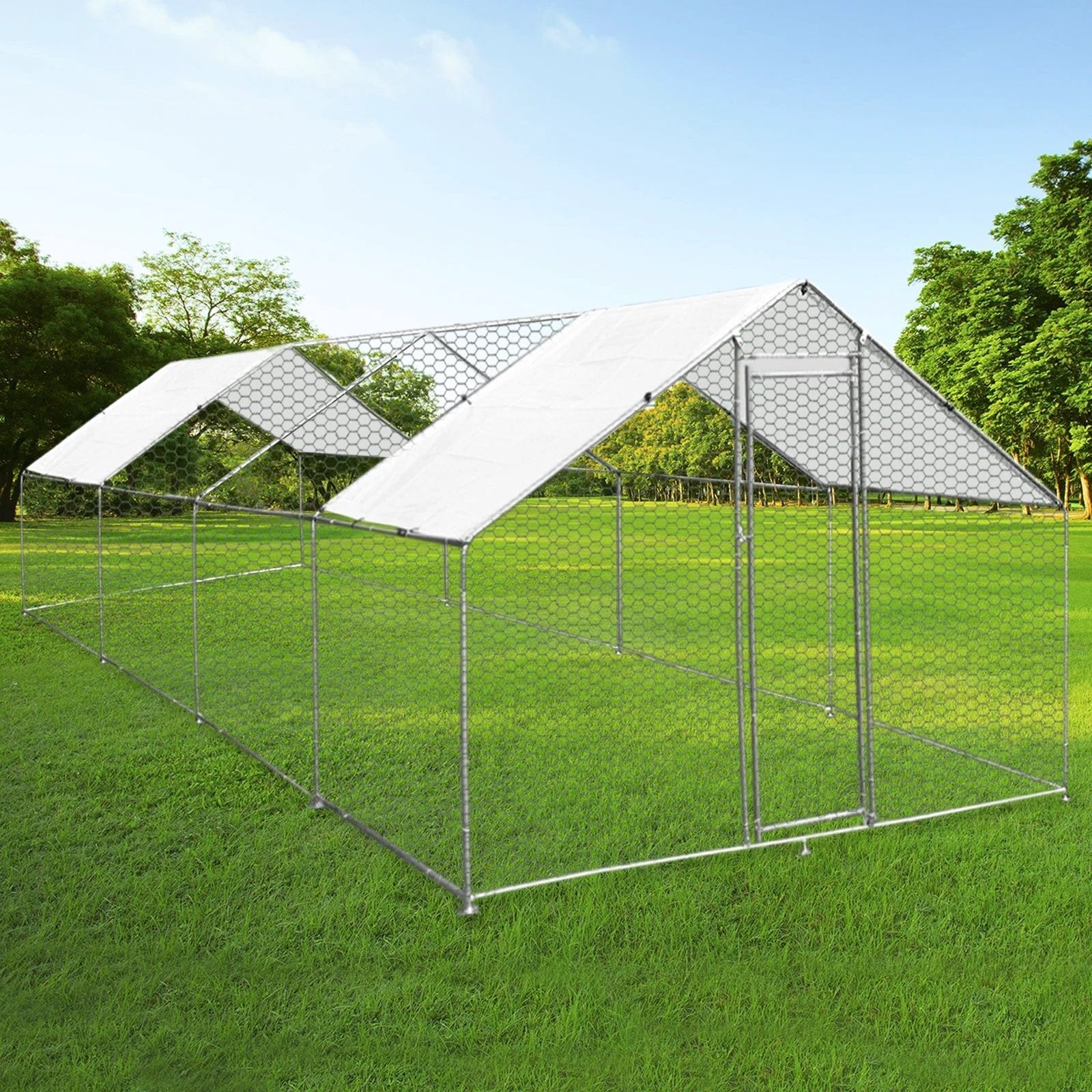 Chicken Run 4m x 8m x 2m by Monster Shop