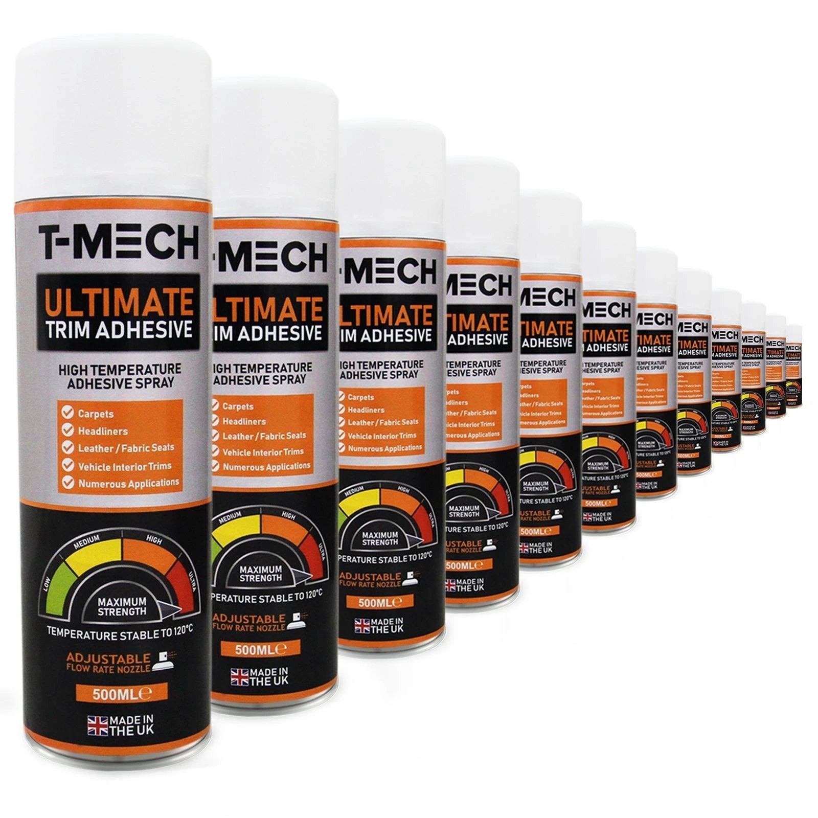 T-Mech 12 x 500ml Ultimate Trim Adhesive by Monster Shop