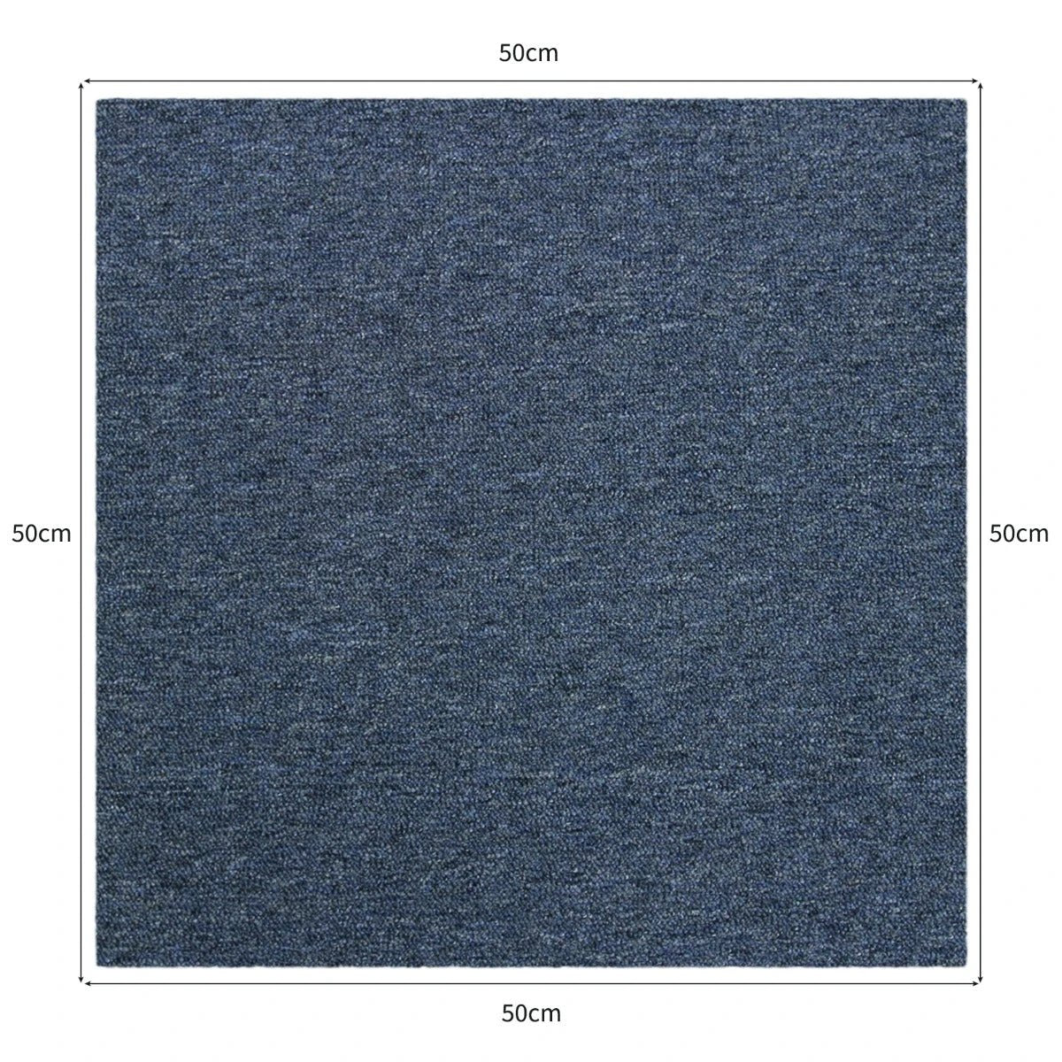 Monster Shop 40 x Carpet Tiles 10m2 / Storm Blue -