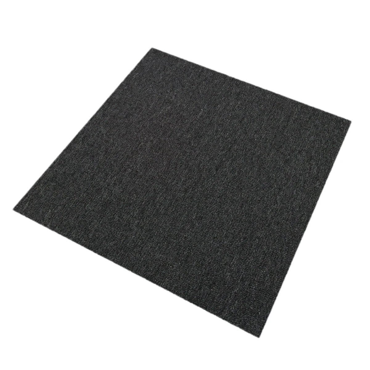 40 x Carpet Tiles Charcoal Black 10m2 by Monster Shop