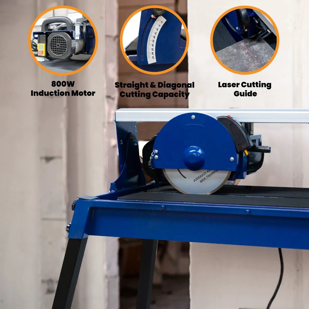 Wet Tile Cutter Bench - 720mm / 800W by Monster Shop