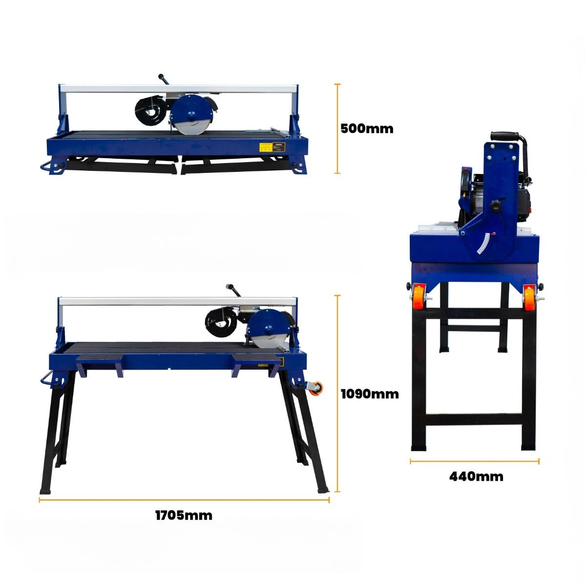 Monster Shop T-Mech Wet Tile Cutter Bench - 1200mm / 1400W -
