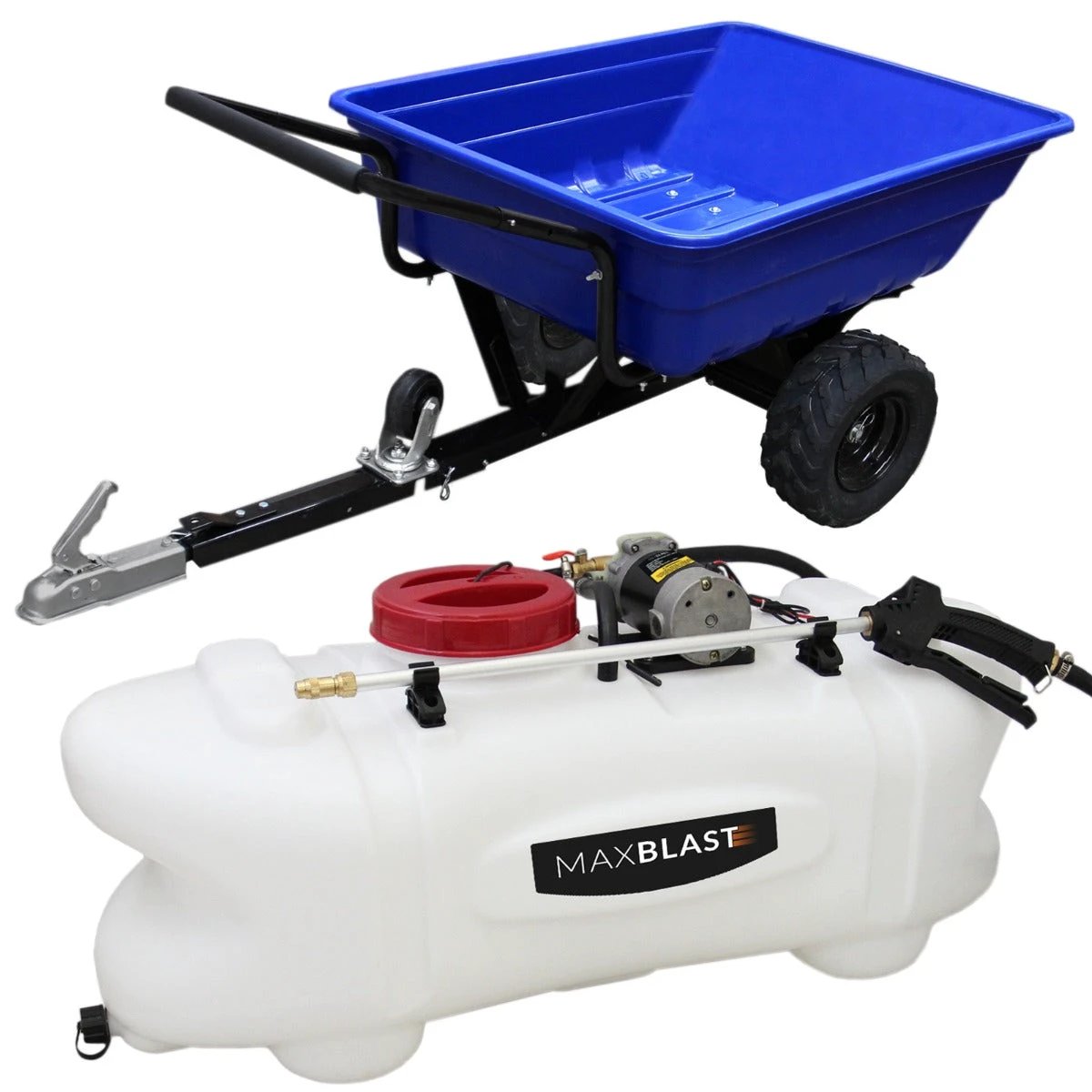 Off Road ATV Trailer and 60 Ltr Sprayer Bundle by Monster Shop