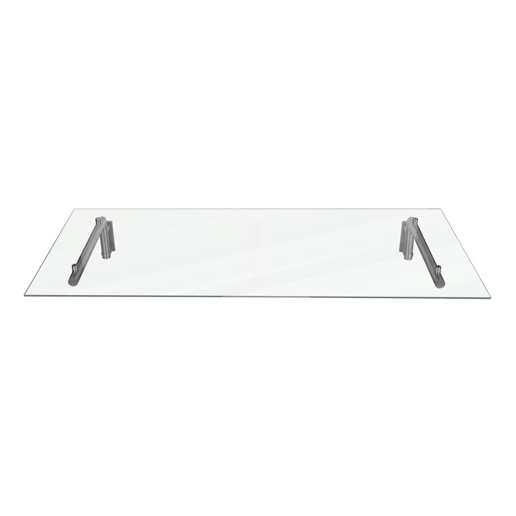 Monster Shop Glass Door Canopy & Brackets - 144cm W x 80cm D -