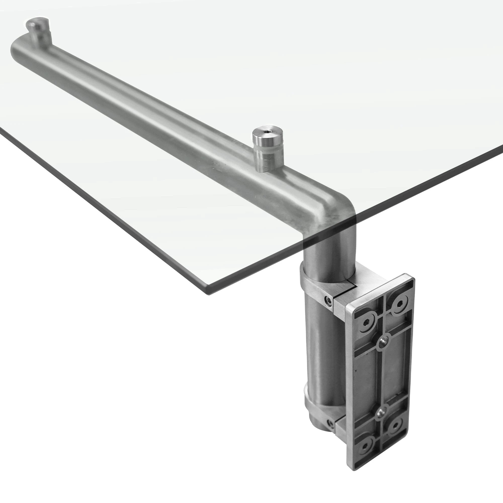 Monster Shop Glass Door Canopy & Brackets - 144cm W x 80cm D -