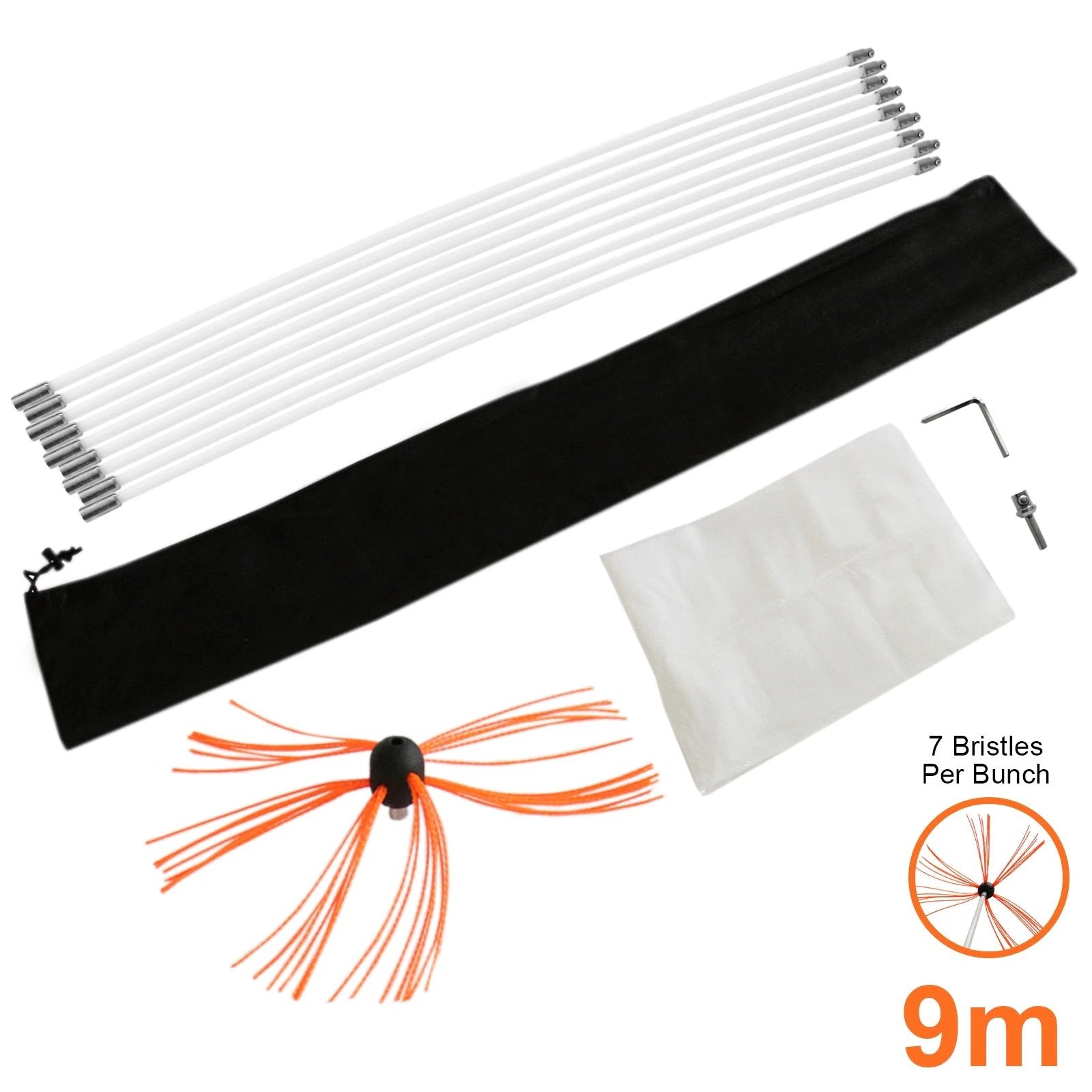 Monster Shop MAXBLAST Powered Chimney Sweep 9m -