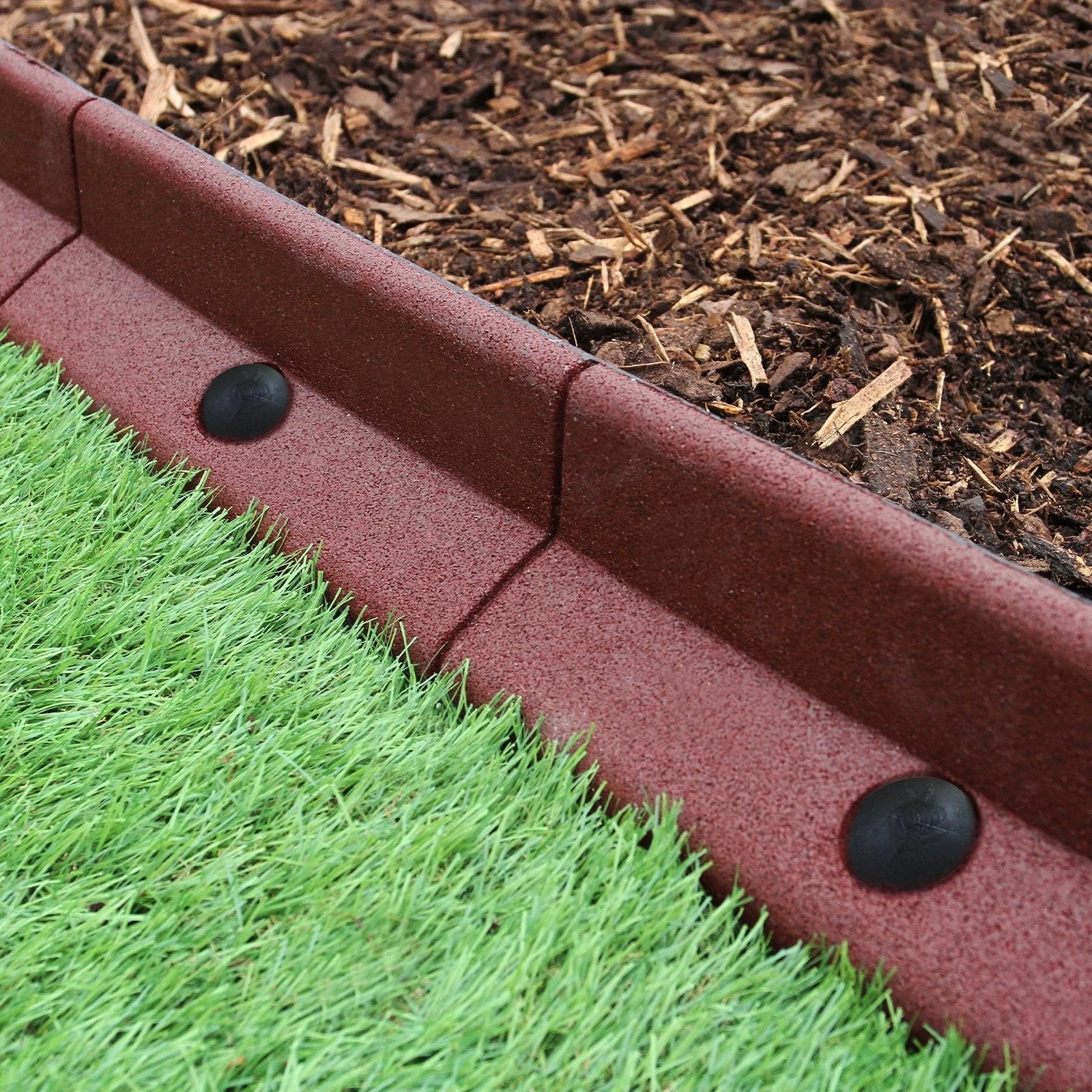 Flexible Lawn Edging Terracotta 1.2m x 4 by Monster Shop