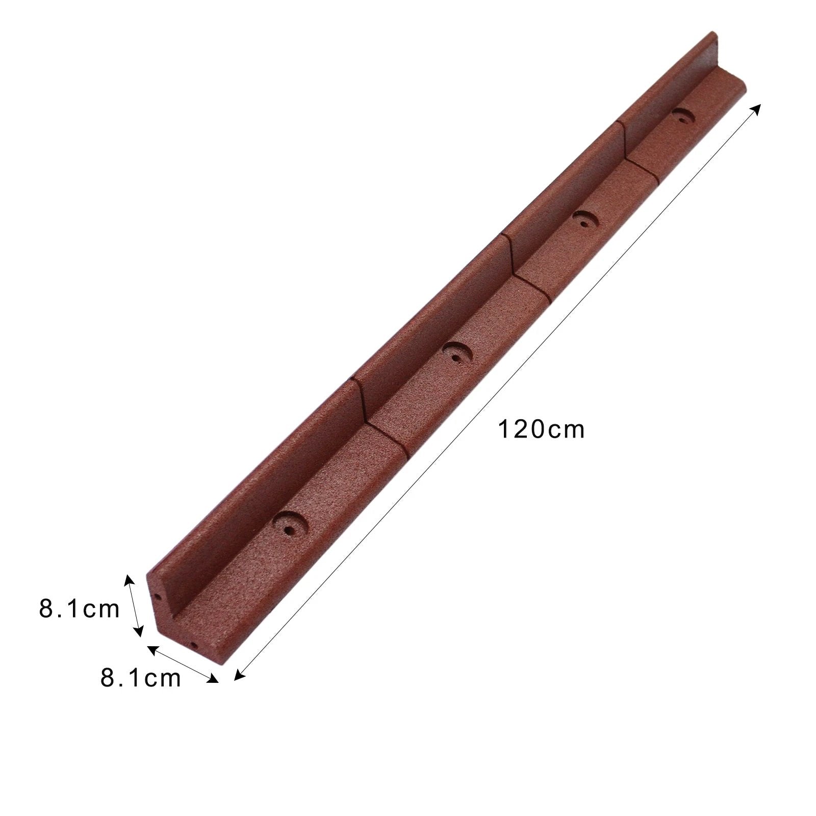 Flexible Lawn Edging Terracotta 1.2m x 8 by Monster Shop