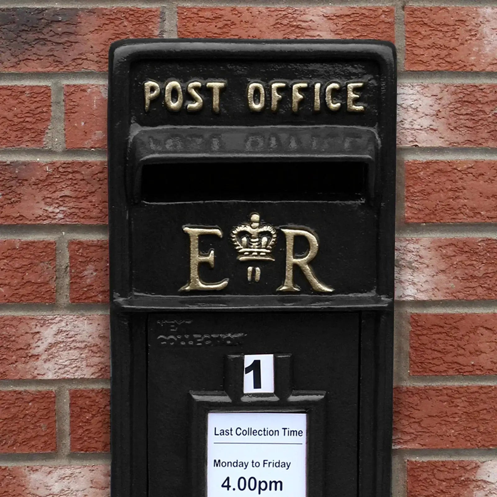 Monster Shop Black Royal Mail Post Box -