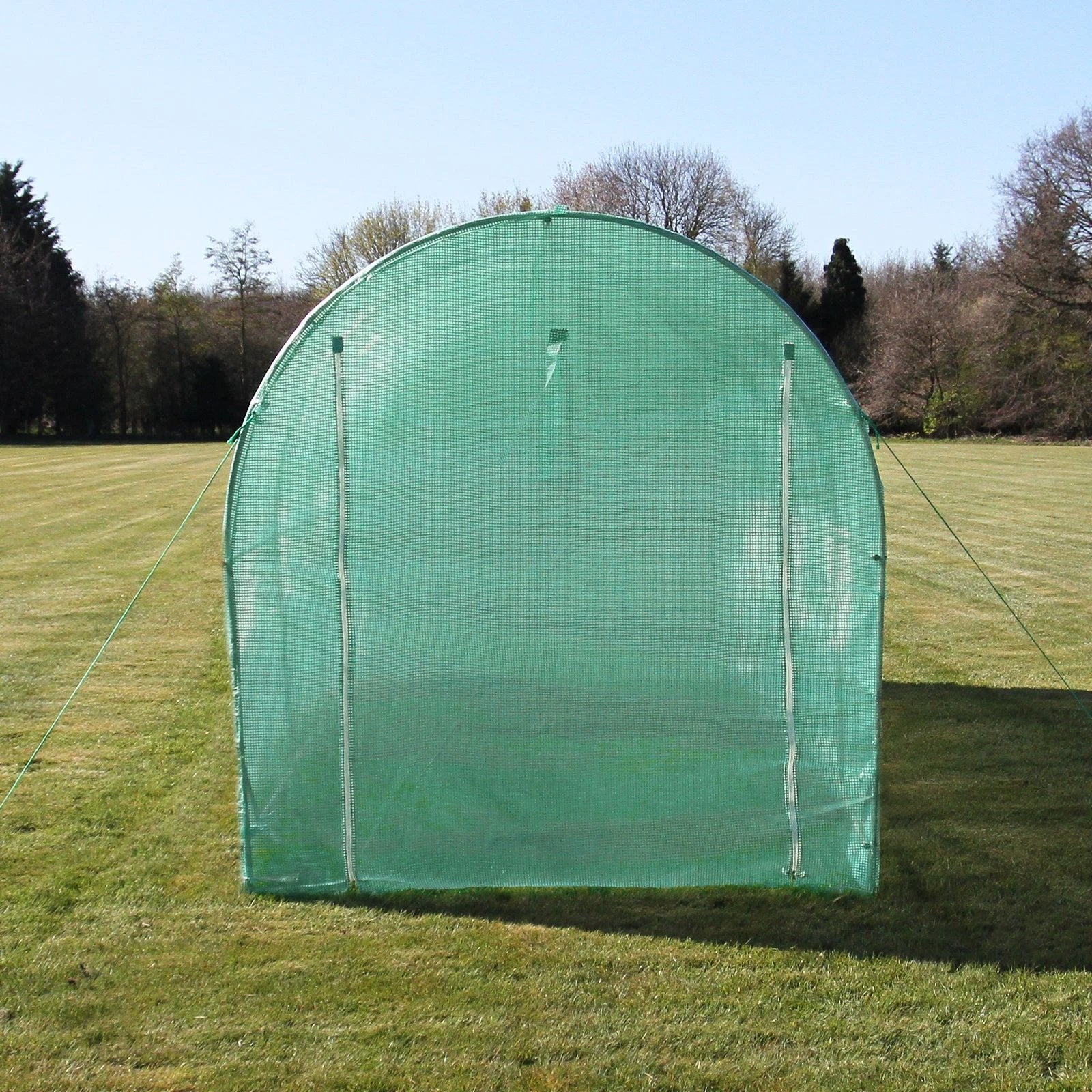 EcoGarden Polytunnel 2.5m x 2m 19mm Frame With Racking For Home Gardeners Year Round by Monster Shop