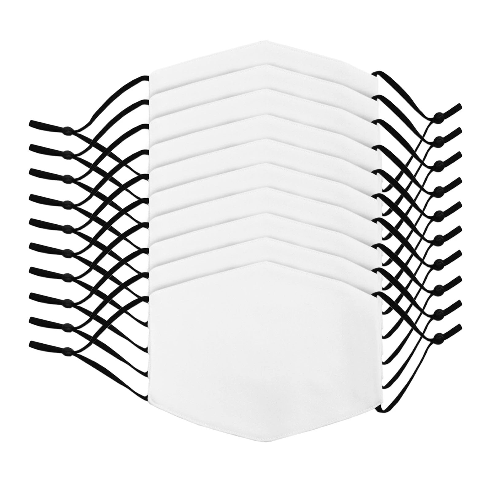 Small Face Masks Sublimation Blanks / 10 Pack by Monster Shop