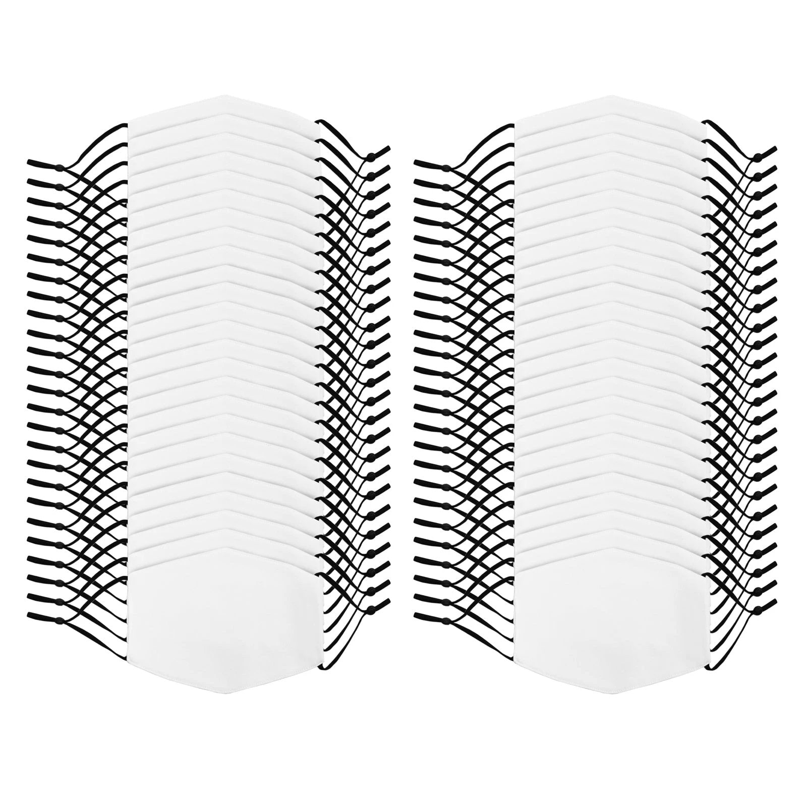 Monster Shop Large Face Masks Sublimation Blanks / 50 Pack -