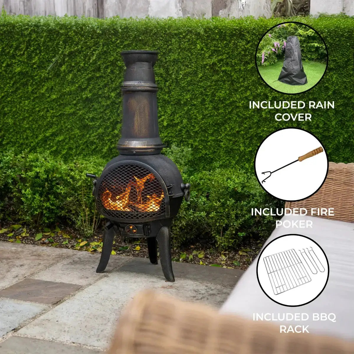 Monster Shop Cast Iron Chiminea -