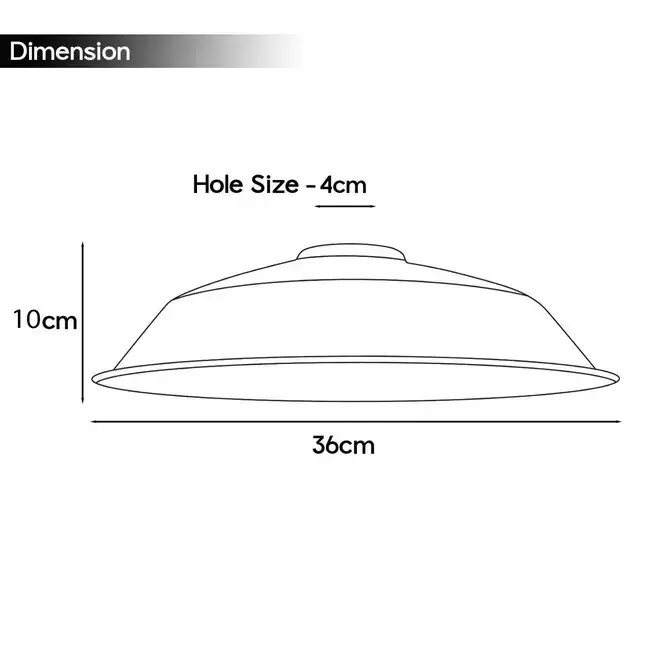 LEDSONE 3 Pack Burgundy Retro Vintage Lampshade Easy Fit E27/B22 Base Pendant Metal 36cm Lamp Light Shades - Pendant Lights