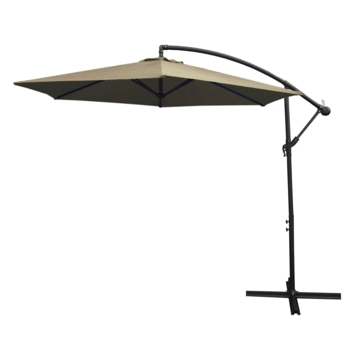 Monster Shop Premium Cantilever Parasol 3m UV Shield Garden - Uncategorized Parasol