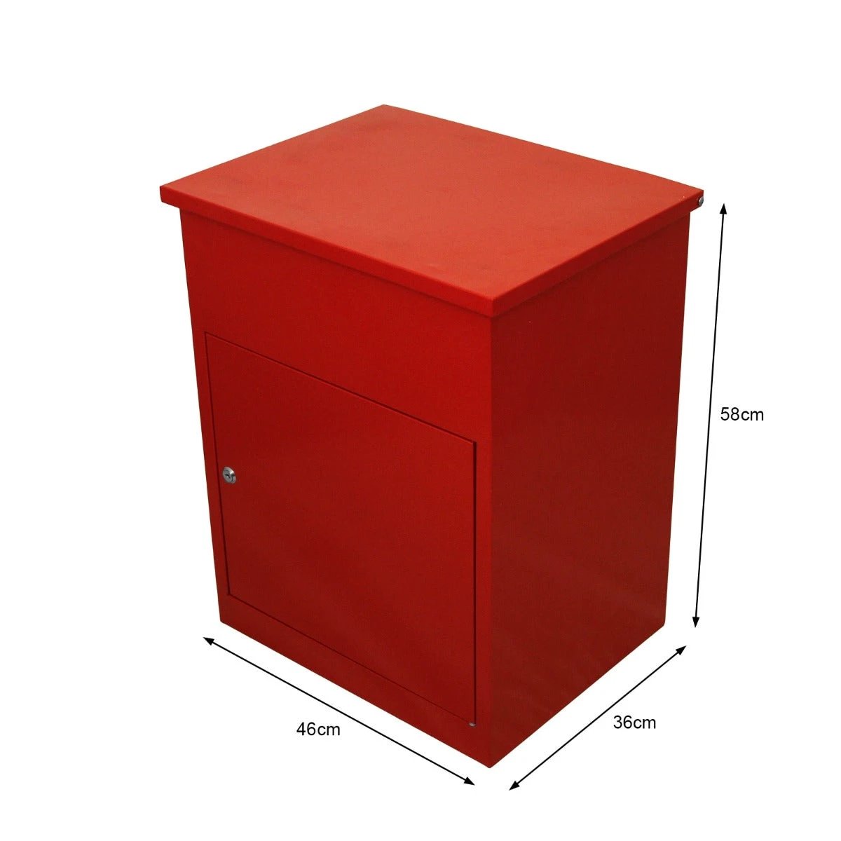 Red Parcel Post Box - Monster Shop - Home Symphony