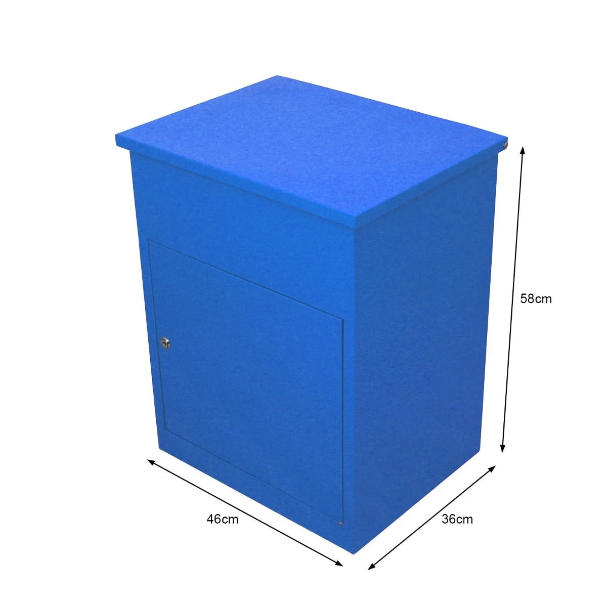 Blue Parcel Post Box - Monster Shop - Home Symphony