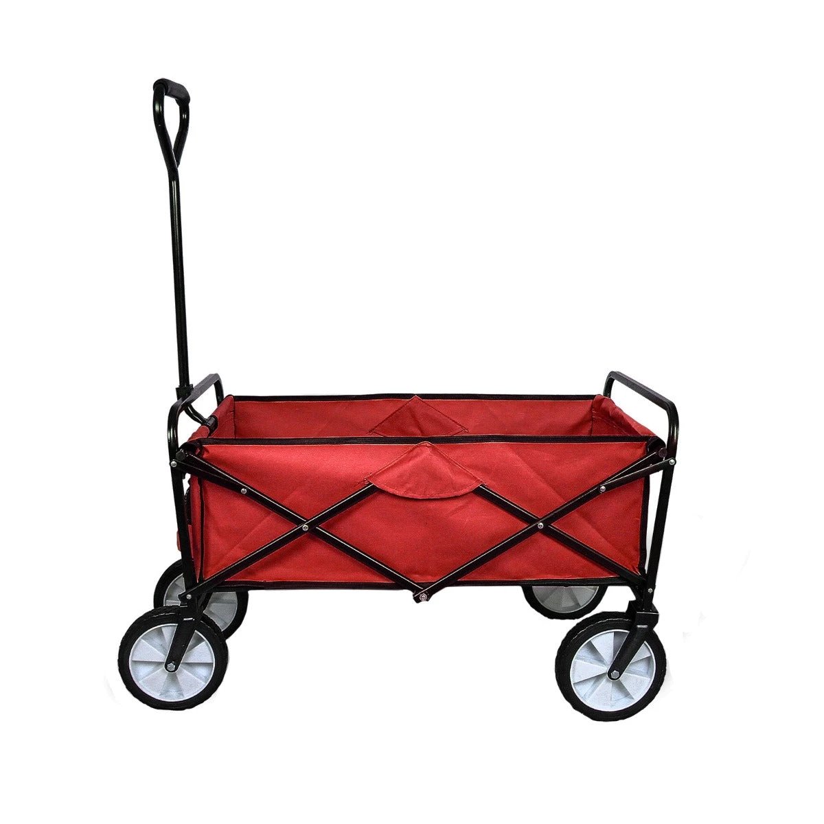 Monster Shop Foldable Garden Cart Red -