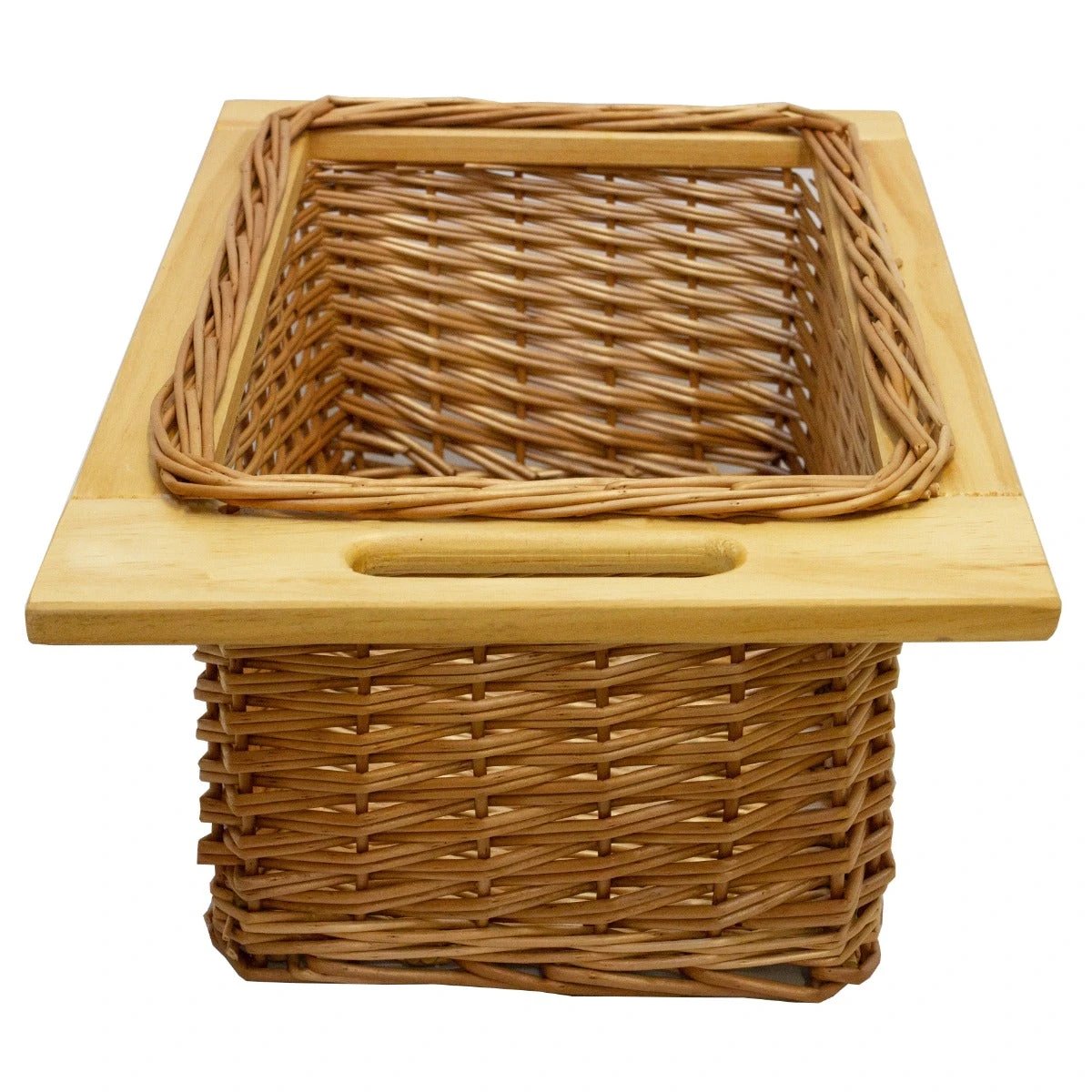 Monster Shop Pull Out Wicker Kitchen Baskets 400mm -