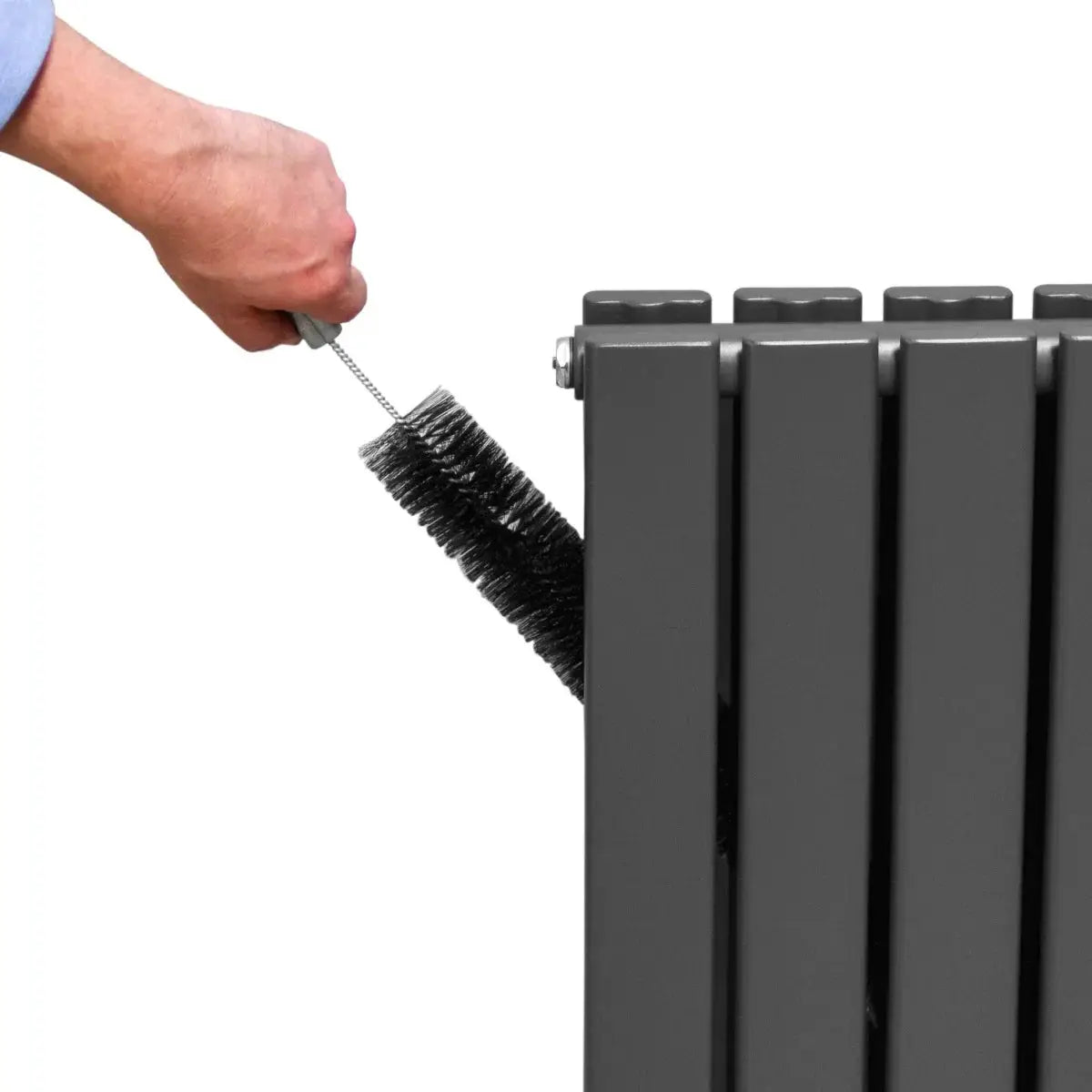 Monster Shop Designer Flat Panel Radiators Anthracite Grey 600mm x 1190mm -
