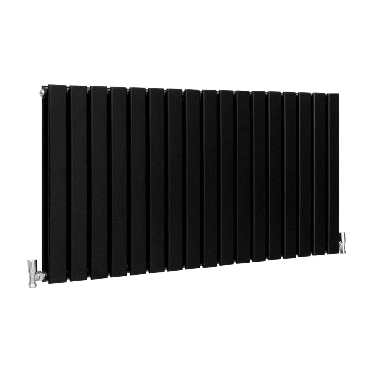 Designer Radiator 600mm x 1190mm Matt Black Home by Monster Shop