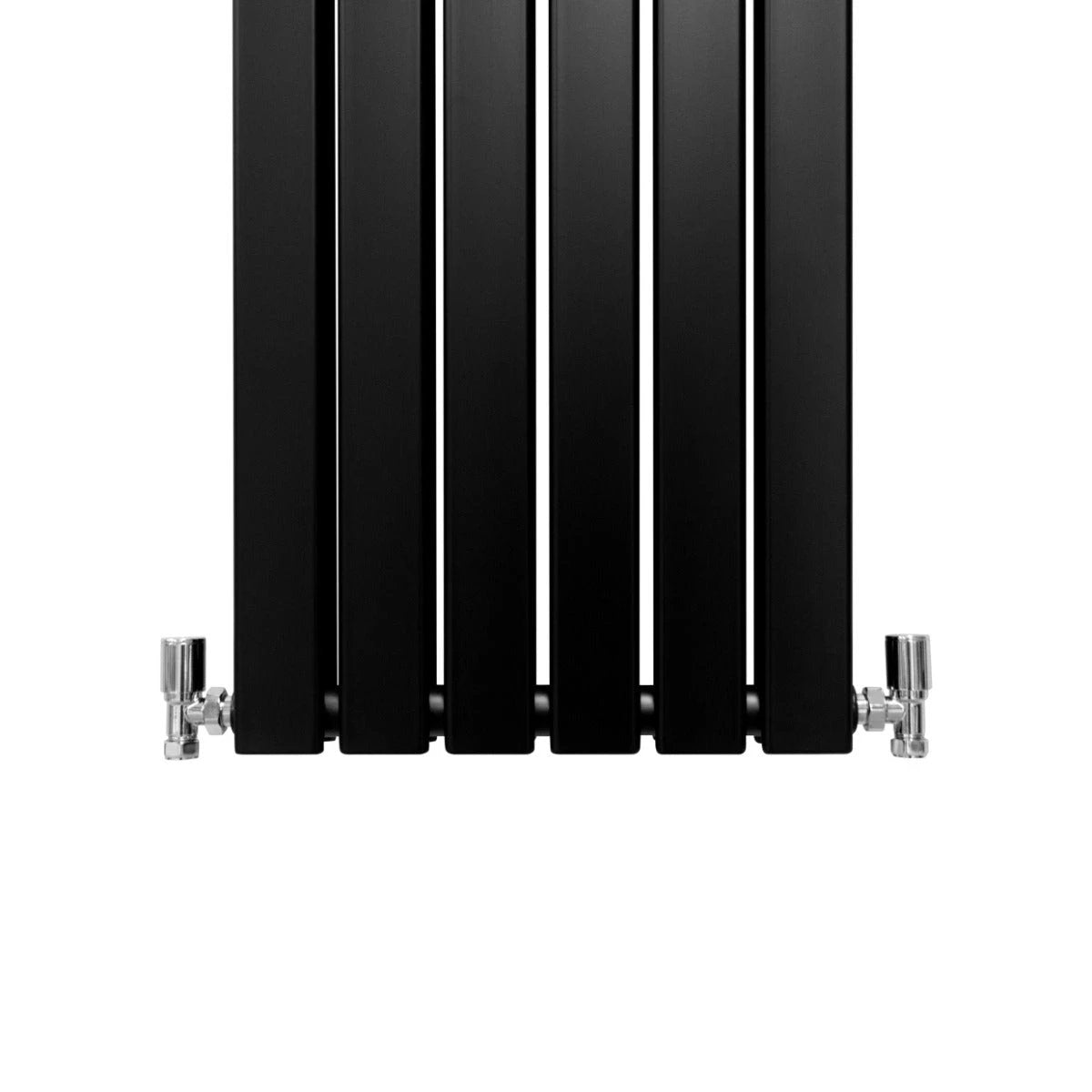 Designer Flat Panel Radiator 1600mm x 420mm Matte Black Finish For Modern Homes Interiors by Monster Shop