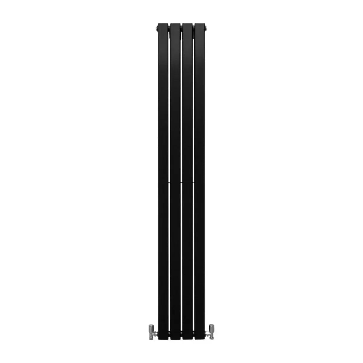 Monster Shop Designer Flat Panel Radiators Matt Black 1800mm x 280mm -