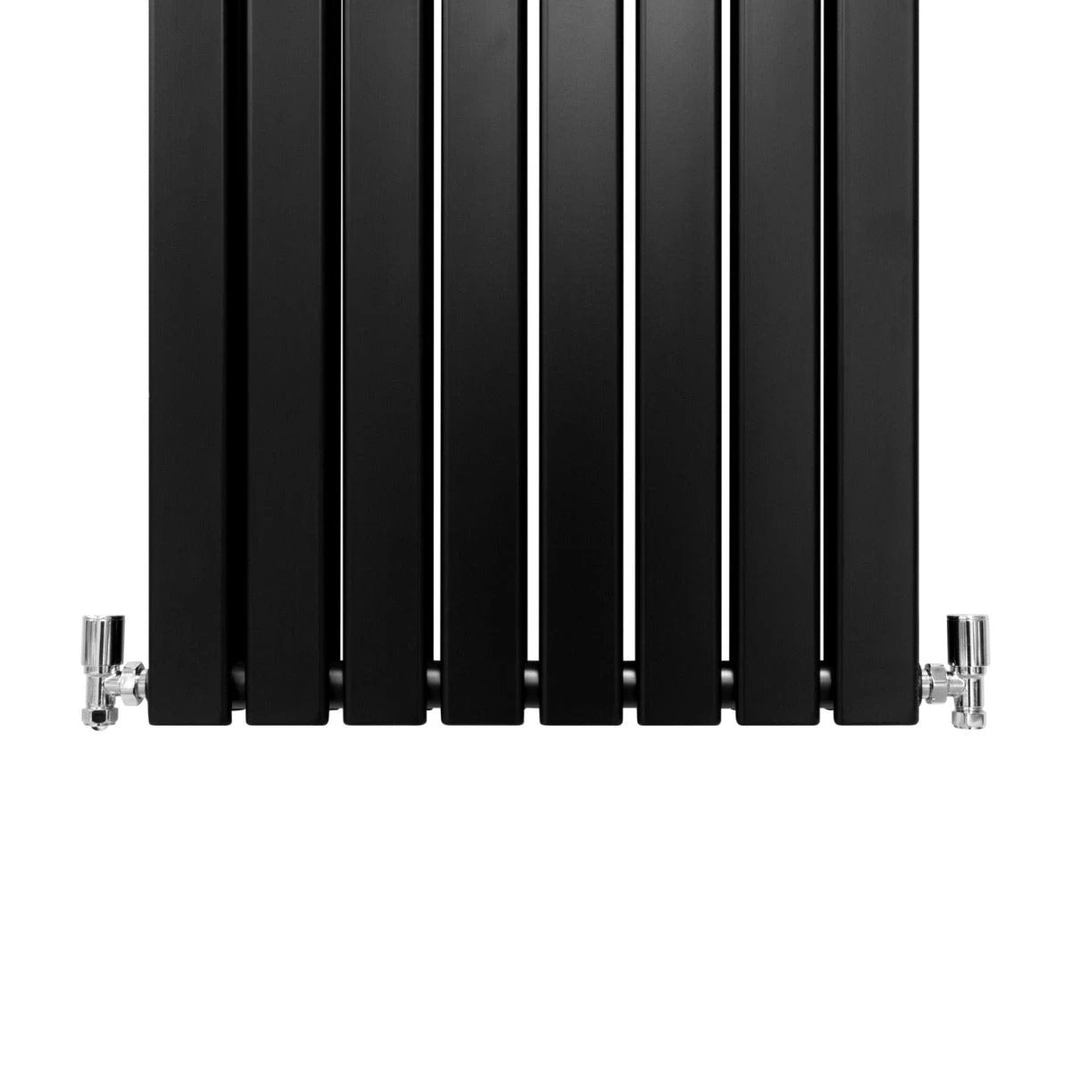 Monster Shop Designer Flat Panel Radiator 1800x560mm Matte Black For Modern Living Rooms And Offices - Radiator