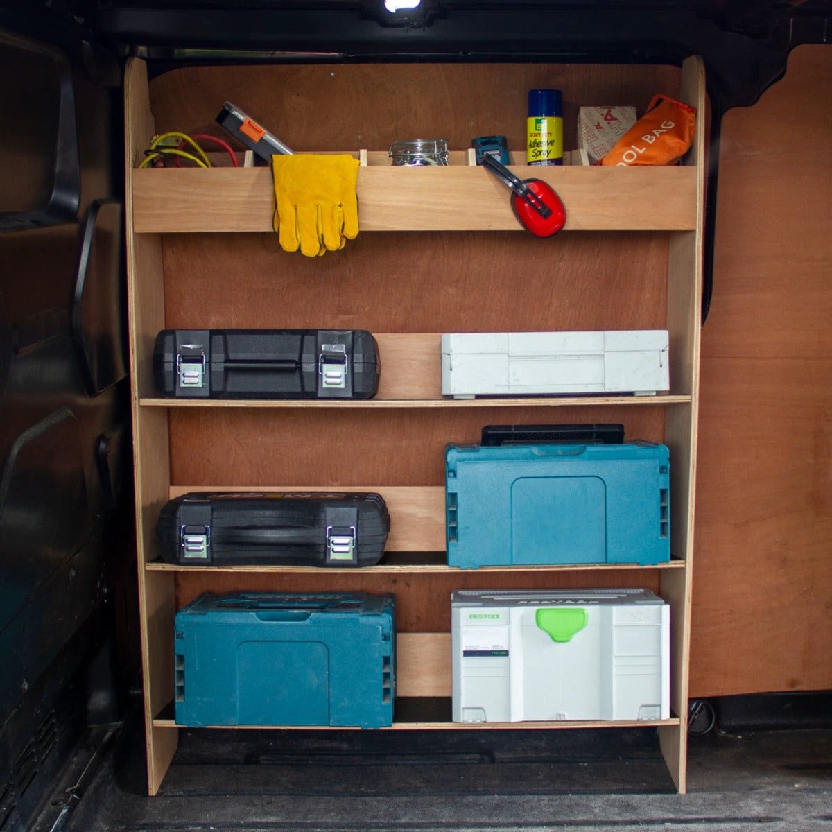 Ford Transit Custom Toolbox Van Racking by Monster Shop