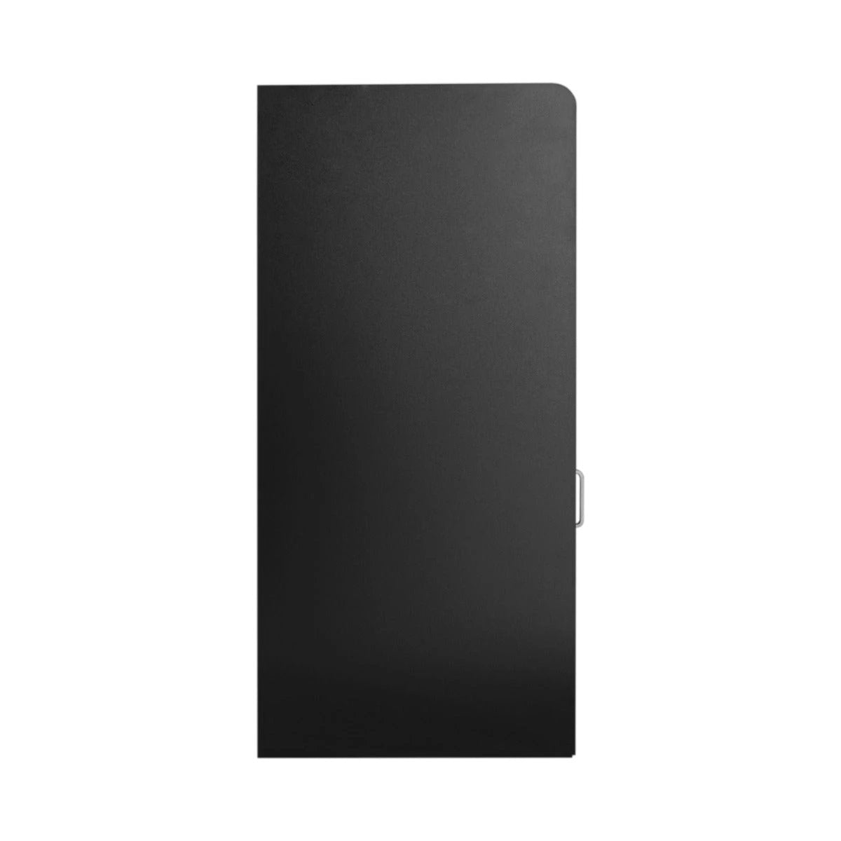 Black Wooden Litter Bin & Tray Stand by Monster Shop