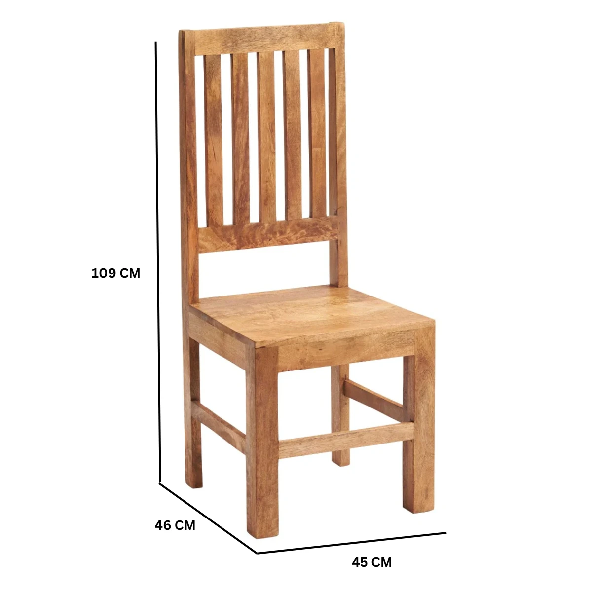 Indian Hub Toko Mango Dining Set 6Ft Solid Mango Wood Family - Dining Set