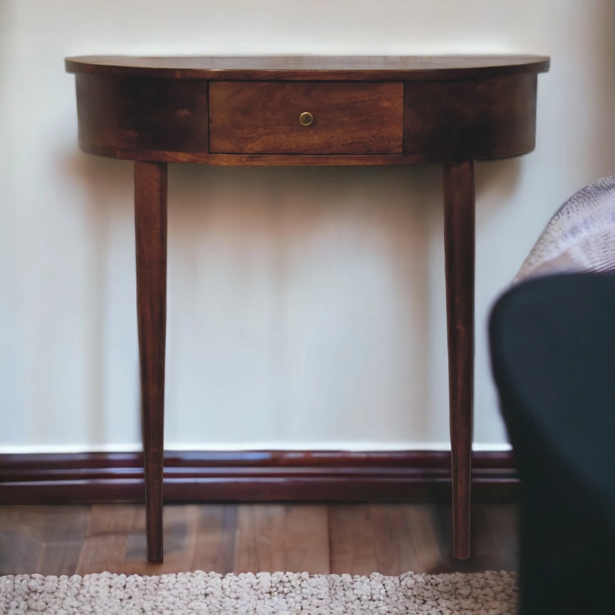 Artisan Console Table Backless Mango Wood Drawer by Artisan Furniture