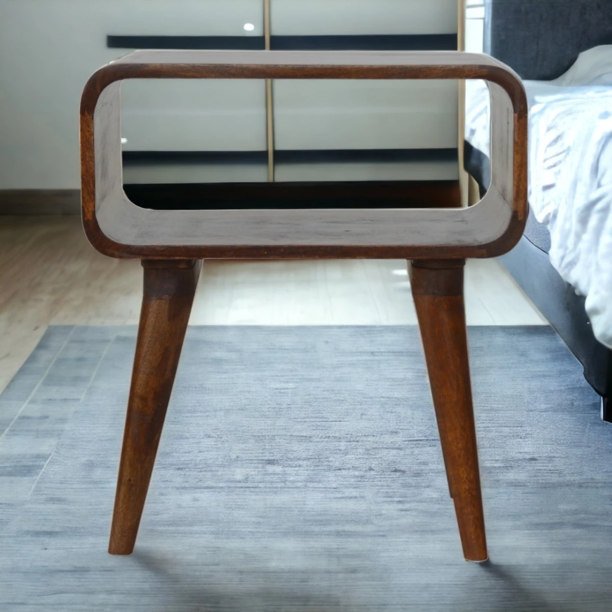 Artisan Furniture Artisan Bedside Table Compact Solid Mango Wood - Bedside Table