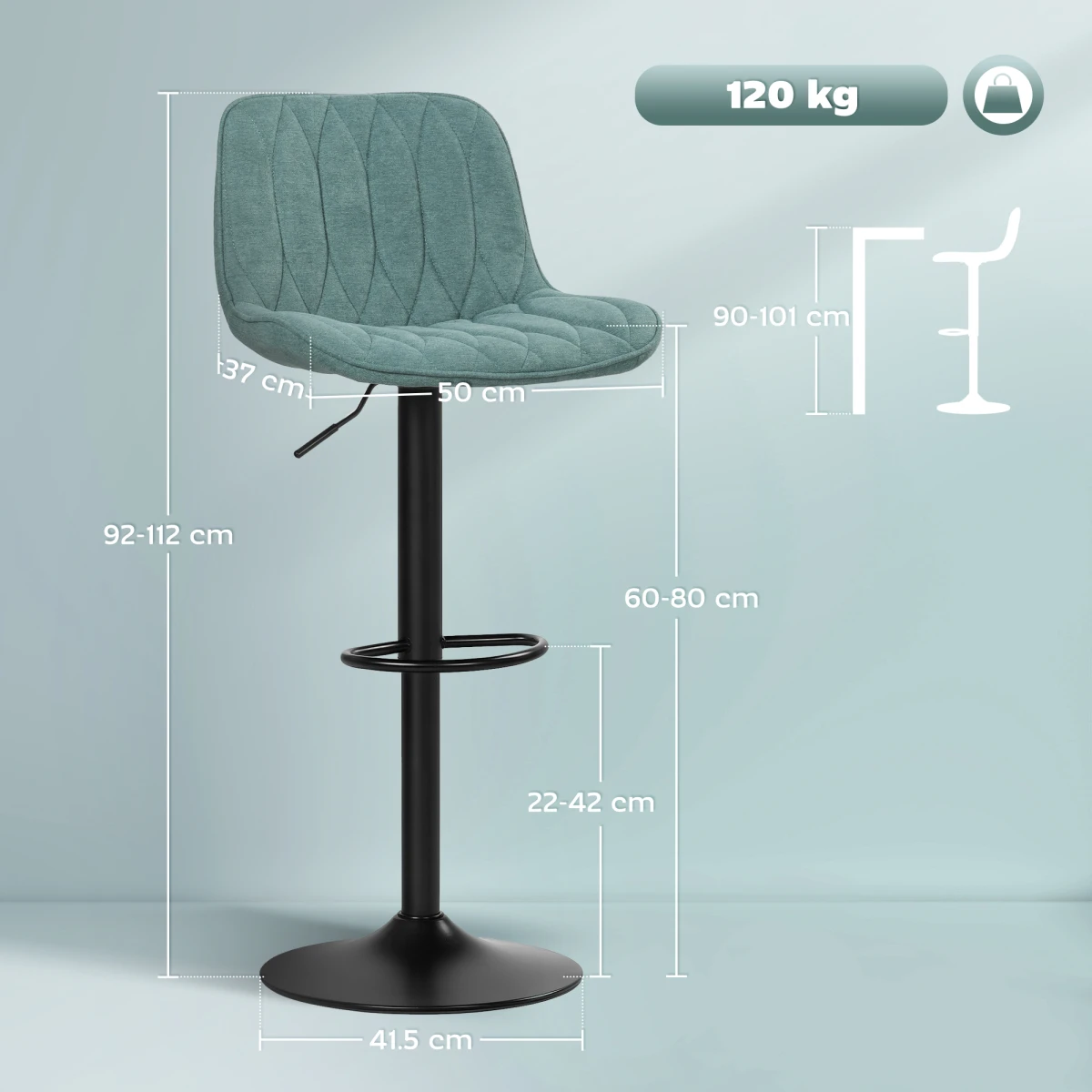N/A Height bar stool -