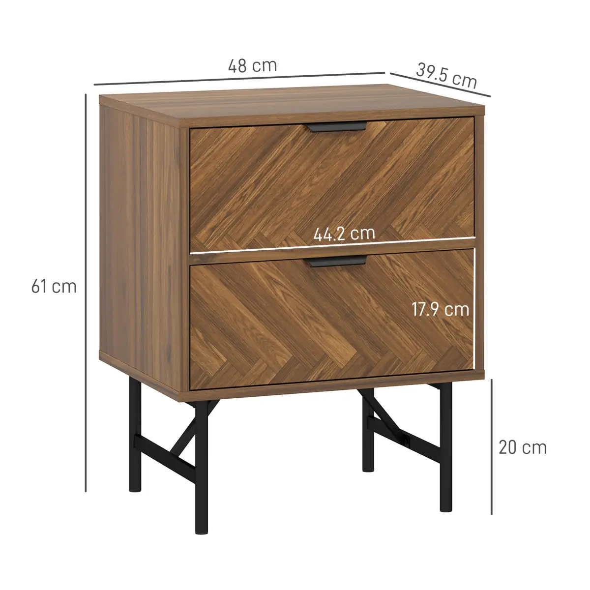 N/A Bedside Tables - Bedside Table