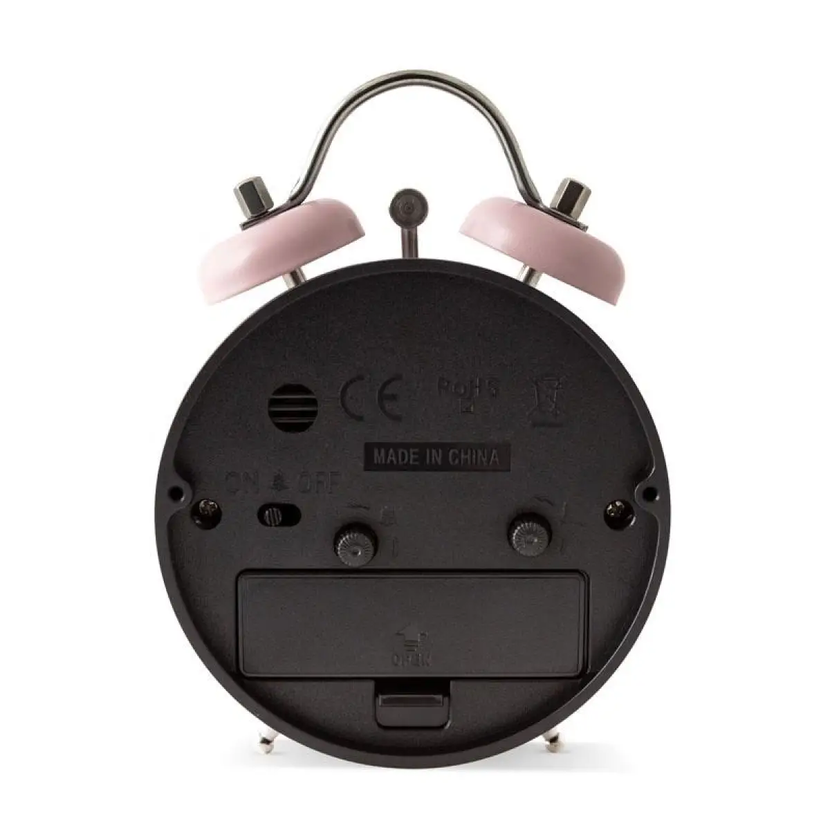 Acctim Acctim Shefford 12cm Dusty Rose Double Bell Alarm Clock 16380 - Clock