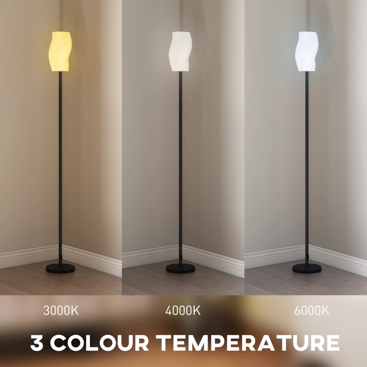 N/A Premium Floor Lamp 3D Shade Foot Switch For Home - Lamp