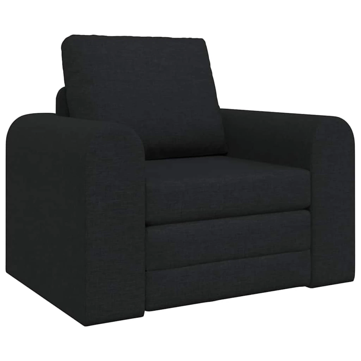 vidaXL VidaXL Armchair 98 By 71 By 83 Cm Black Fabric For Reading - Sofa Bed
