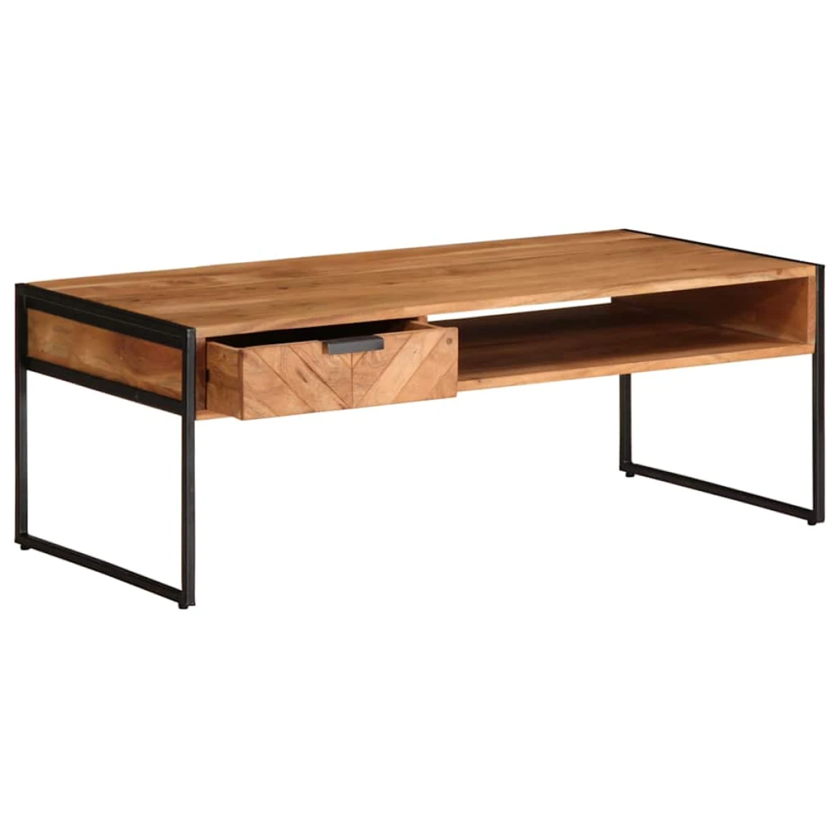 VidaXL Coffee Table 110x55x40 Solid Acacia by vidaXL