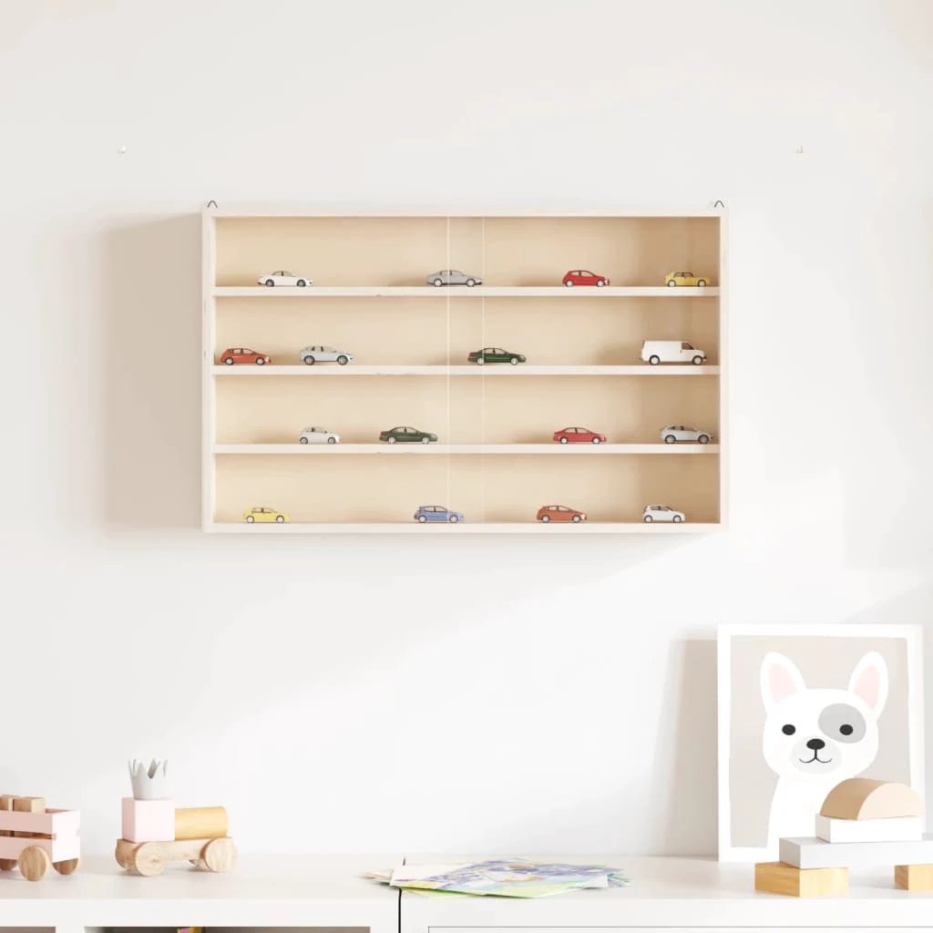 vidaXL vidaXL Wall Display Cabinet with Doors 40x8.5x37 cm - Display Cabinet