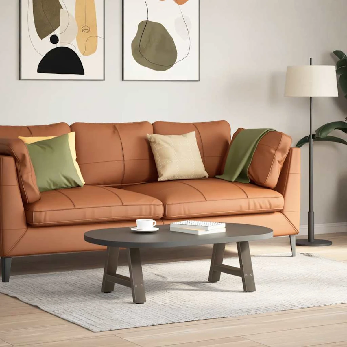 VidaXL A-Shape Coffee Table Legs 30x30-31cm Steel by vidaXL