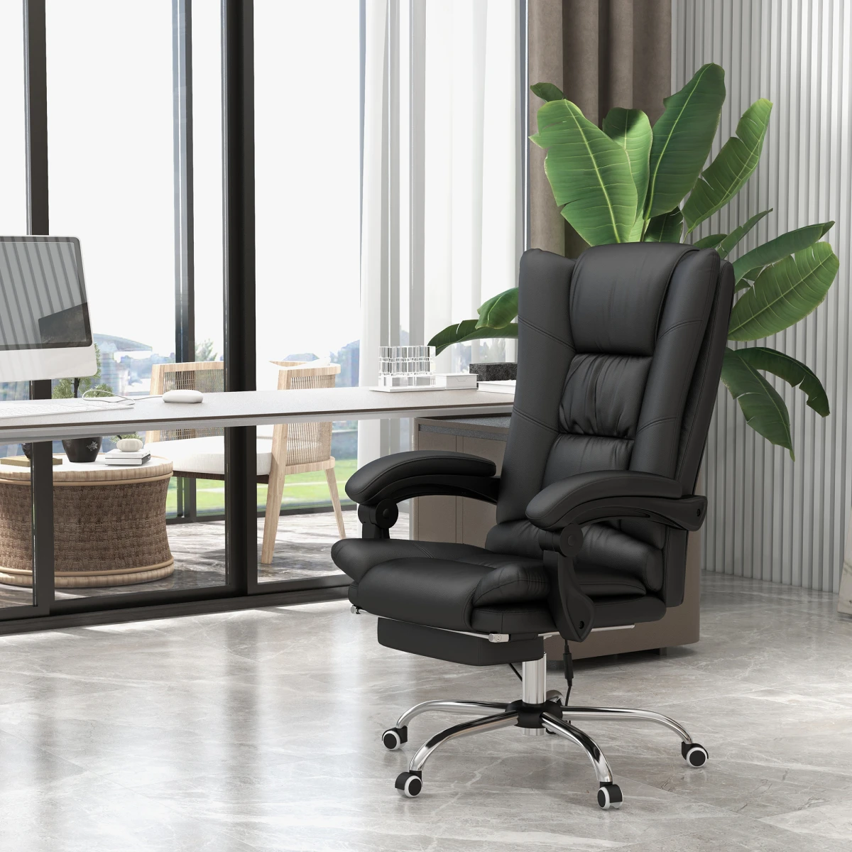 Vinsetto Massage Office Chair Heat For Home Use by Vinsetto